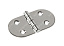 Петля 74х39 мм нержавеющая (52570)